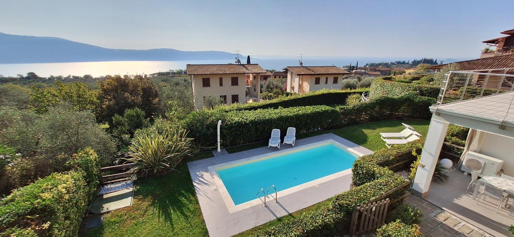 Residence Olivi - Panorama Lake View, Pool, Terrace, Garden, Wifi Toscolano Maderno Eksteriør bilde