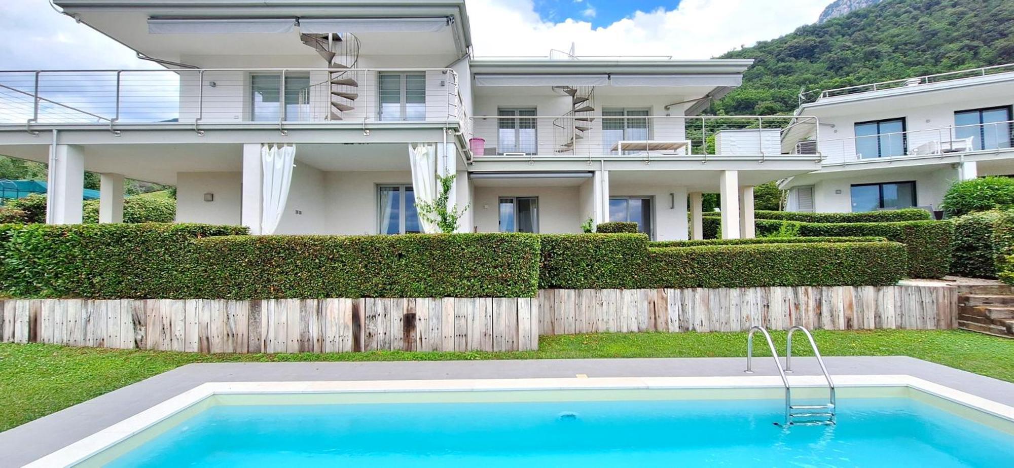 Residence Olivi - Panorama Lake View, Pool, Terrace, Garden, Wifi Toscolano Maderno Eksteriør bilde